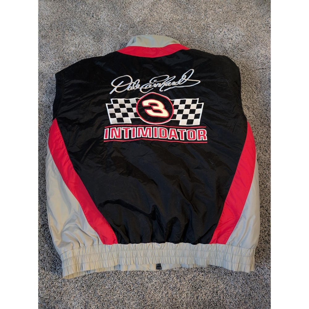 Vintage Nutmeg Dale Earnhardt Chevrolet Racing Jacket Men‎ Large Intimidator 3 - Picture 3 of 5